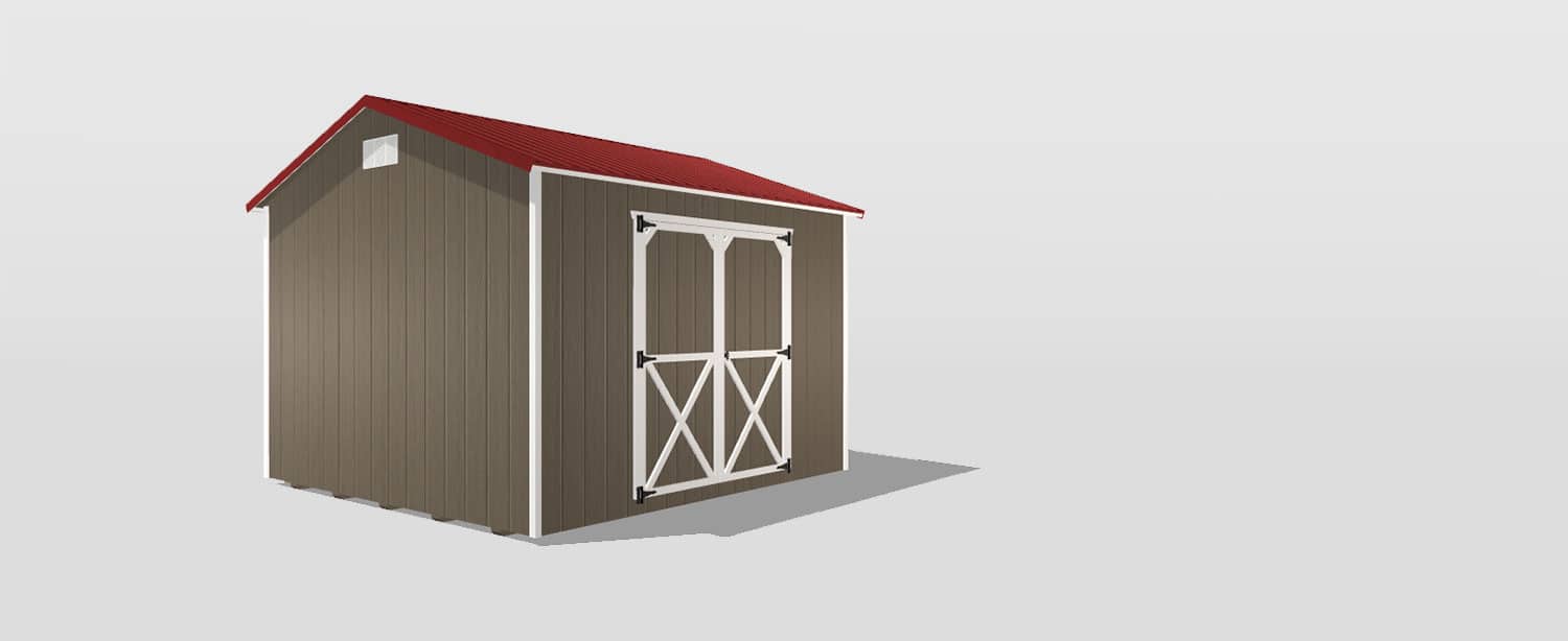 3d configurator with gable shed